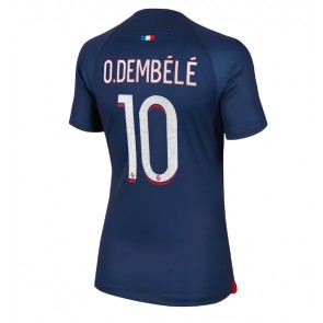 Paris Saint-Germain Ousmane Dembele #10 Koszulka Podstawowych Kobiety 2023-24 Krótki Rękaw